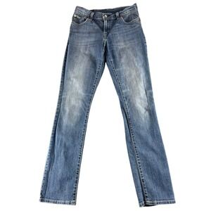 Levis 524 Too Superlow Slim Straight Leg Jeans Medium Wash Blue W26 L32